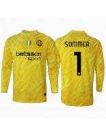 Moške Nogometnih dresov Inter Milan Yann Sommer #1 Vratar Gostujoči 2024-25 Dolgi rokavi